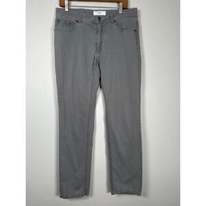 Brax Cooper Fancy Regular 33/30 Gray Comfort Chino Office Casual